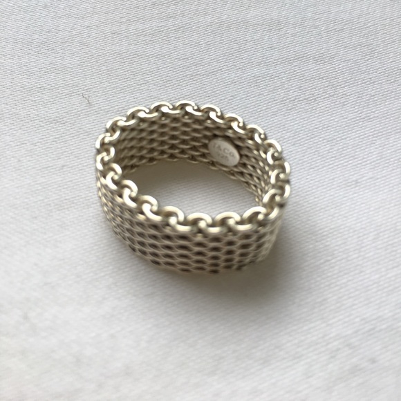 Tiffany & Co. Jewelry - Tiffany and Co. Somerset mesh ring - authentic